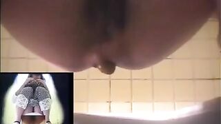 POV hidden toilet cam