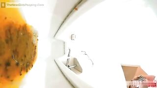Japanese broken toilet- Hidden cam