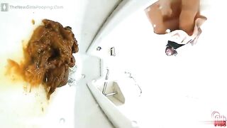 Japanese broken toilet- Hidden cam