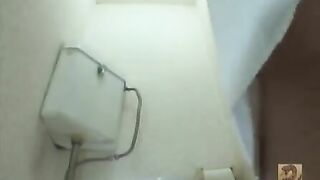 Nasty Japanese nurse pooping in the hospitals toilet