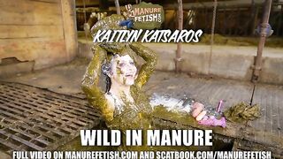 Kaitlyn in manure- Scat