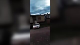 Latina Publicly Shits In Her Hand