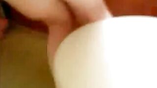 Little panty strip with surprise