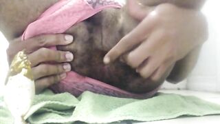 Messy Dildo Play In Her Pink Panties