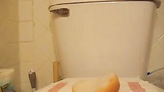 Hot MILF poop contest