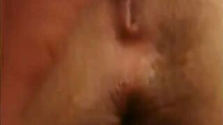 Playful blonde scat eater