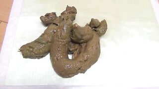 Pooping hot Asian girl with glasses