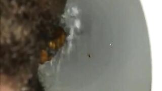 Hairy slut lady pooping compilation