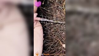 Public festival field shit clsoeup