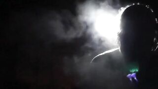 Random scat bitch outdoor poop