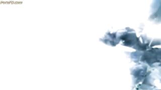 Hot redhead bithc poops on slave