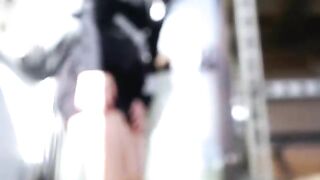 Runny shitting in the warehouse