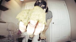 Busty lady and hot shit