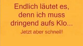 Scat piss and poop closeup