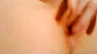 Wife ass fingering and pooping for hubby