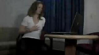 Horny Teacher pussy and ass fingering- Scat