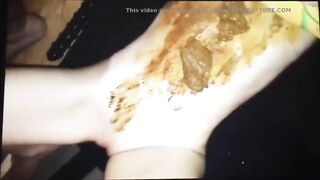 Eating shit from hairy ass