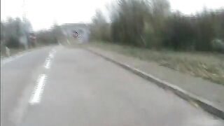 Several girls take turns for pissing