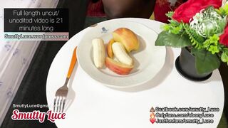 Busty tits black babe gets shit licked