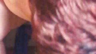 Shit smeared mature lady