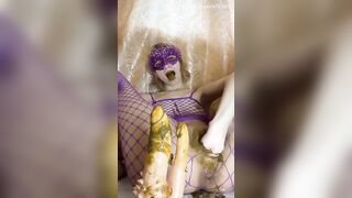 Shit smearing slut dildo fucking