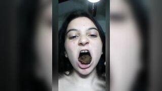Shit swallowing slut