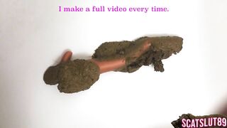 Shitting Out Anal Slink