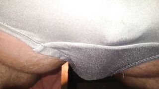 Shitting panties closeup