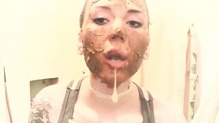 Shitty make up with cum
