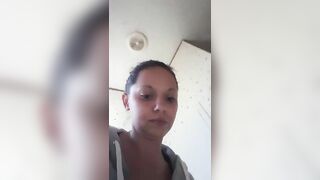 Cute amateur lady showing her ass and shit