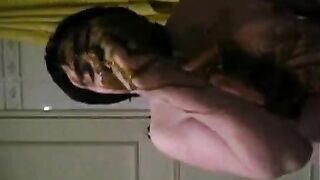 Slave chubby pig is a shit eater