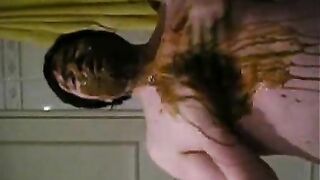 Slave chubby pig is a shit eater