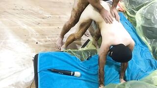 Slut gets scat covered while getting fucked