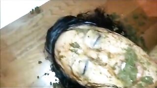 Special shit eating and pussy stuffing play