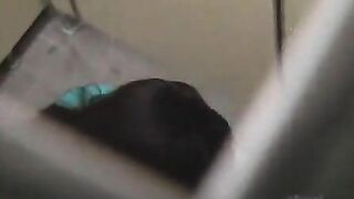 Surprise cumshot and poop in the bathroom