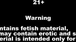 Kinky blonde smearing shit on her lovely face