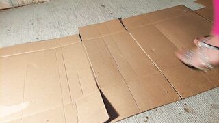 Very Mad Asian in pantyhose loves shit play