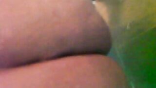 Water shit running out of her ass