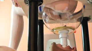 White Stocking Mistress Poops For Slave