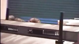 Woman Shits On A Toy Model Train