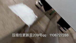 Asian Women poop in dirty toilet