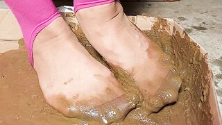 Yoga bitch small nylon feet dip in shit