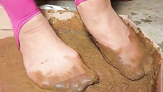 Yoga bitch small nylon feet dip in shit