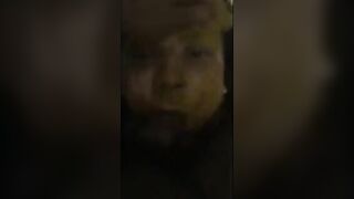 Woman eats a massive pile of shit from the floor