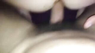 Girl has her ass stretched with syringe filling