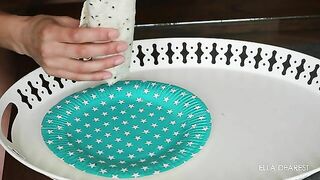 Girl makes a wrap with her shit and eats it