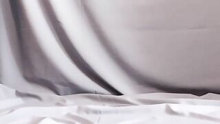 Woman spreads her ass open and shows her shit-covered asshole