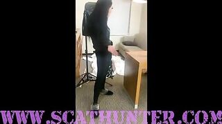 Girl takes a huge shit in a blue diaper