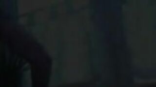 Girl has a huge shit hanging out of her asshole
