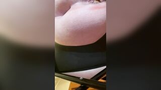 Woman takes a long shit on a camera
